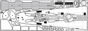Pontos 20004WD1 USS BB-61 Iowa 1944 Wooden Deck set (Teak Tone) 1/200 – image 3