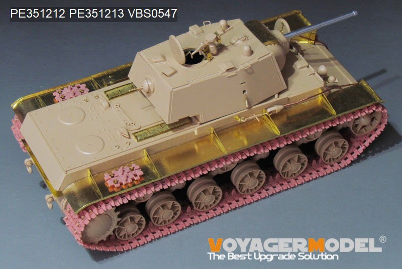 Voyager Model PE351212 WWII Russian KV-1 Mod.1942 Basic B ver include Gun Barrel (For RFM 5041) 1/35 – imagen 2
