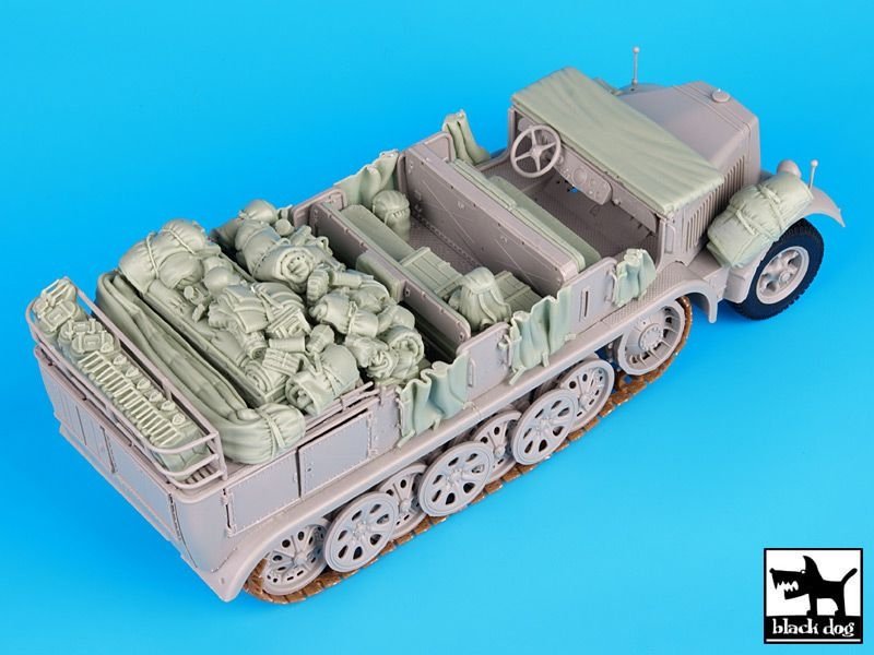 Black Dog T35072 Sd.Kfz 8 big accessories set 1/35 – imagen 3