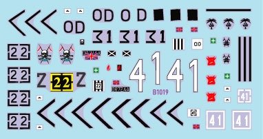 Star Decals 48-B1019 Challenger 2 - CR2. Op.Telic - Invasion et occupation de l&amp;#39;Irak 2003-2011 1/48 – image 3