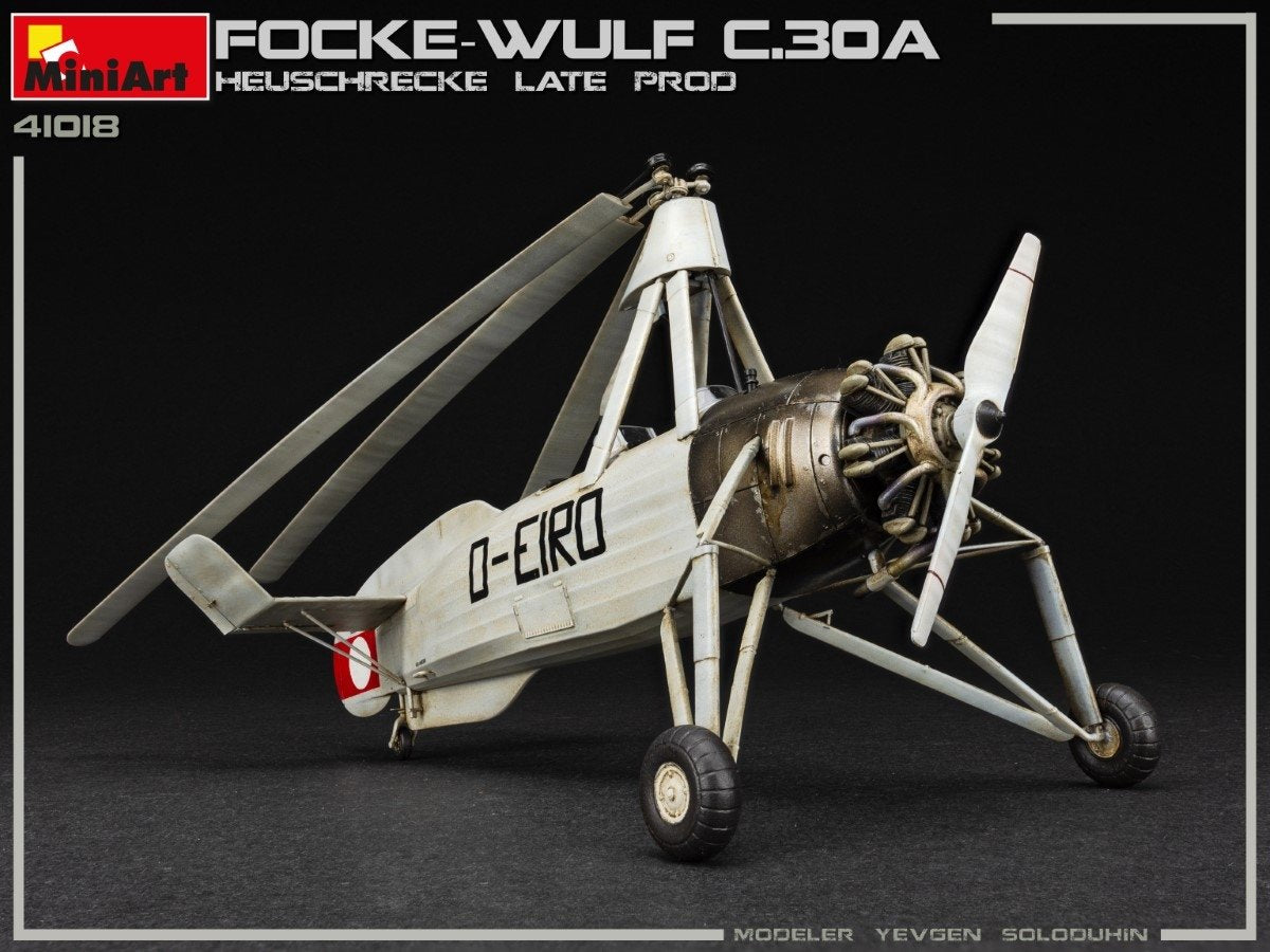 MiniArt 41018 FOCKE-WULF FW C.30A HEUSCHRECKE. LATE PROD 1/35 – immagine 5