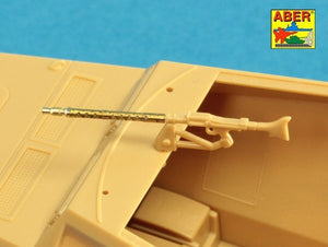 Aber 48L-21 Set of 2 barrels for German machine guns MG34 1/48 – immagine 5