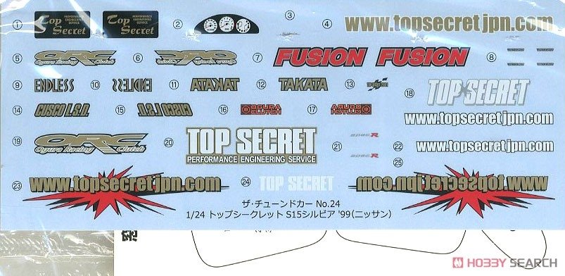 Aoshima 05874 Top Secret S15 Silvia &amp;#39;99 1/24 – zdjęcie 5