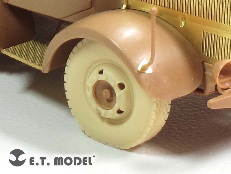 E.T. Model ER35-039 WWII German Heavy Halftrack L-4500 R MAULTIER Weighted Road Wheels For ZVEZDA 3603 1/35 – Bild 2
