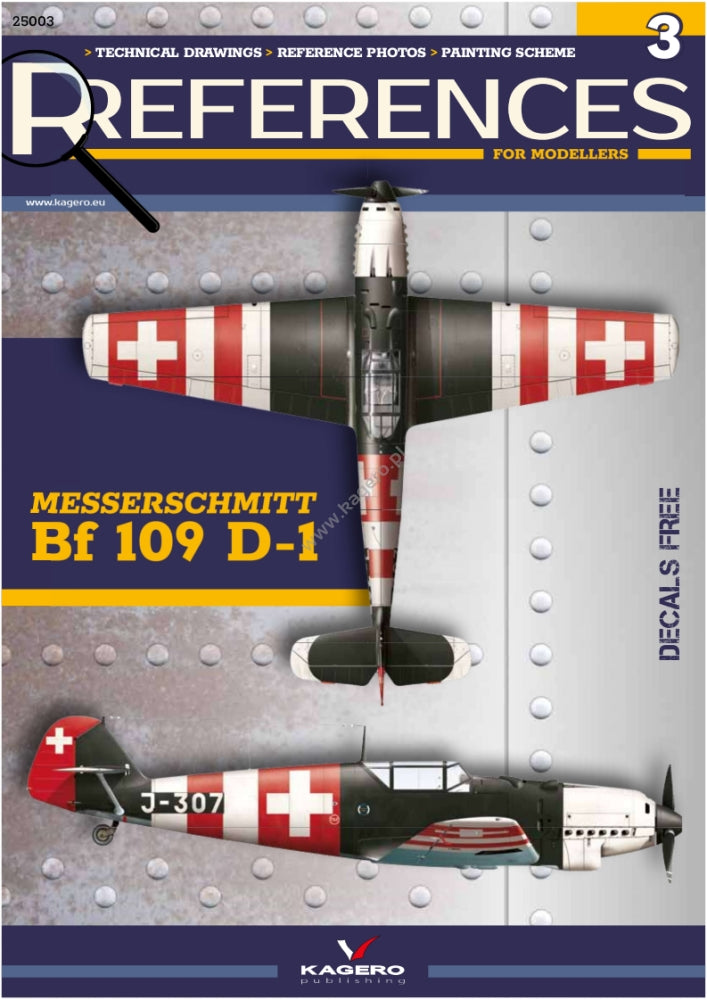 Kagero 25003 Messerschmitt Bf 109 D-1 - Références pour les maquettistes