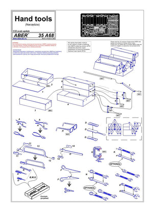 Aber 35A068 Narzędzia ręczne 1/35 – zdjęcie 4