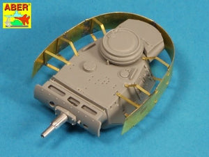 Aber 72A10 Osłony wieży do PzKpfw III / Turret skirts for PzKpfw III 1/72 – Bild 2