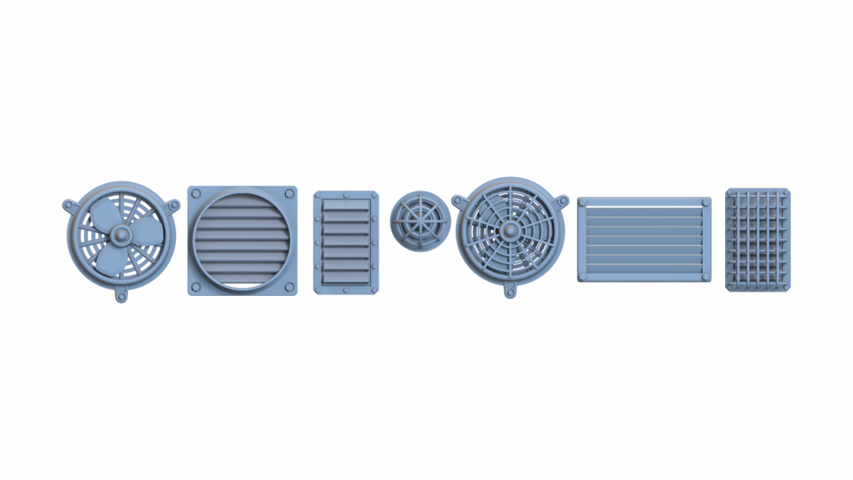 RT-Diorama 35679 Vents and Fans 1/35 – imagen 2