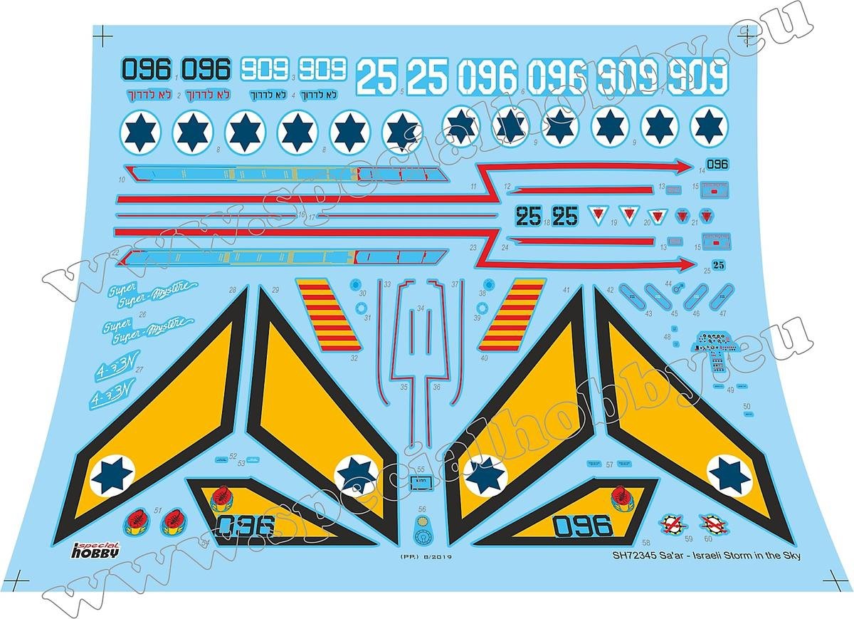 Special Hobby 72345 SMB-2 Super Mystère &amp;#39;Sa’ar – Israeli Storm in the Sky&amp;#39; 1/72 – imagen 2