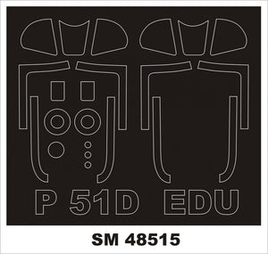 Montex SM48515 P-51D MUSTANG EDUARD 1/48