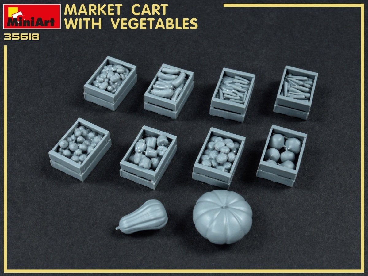 MiniArt 35623 MARKET CART WITH VEGETABLES 35623 1/35 – Bild 5