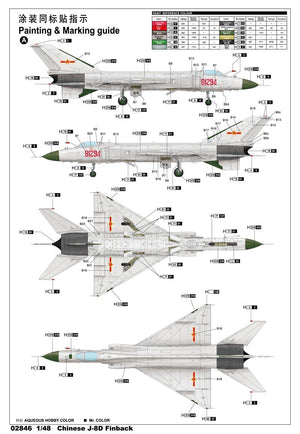 Trumpeter 02846 J-8D Finback 1/48 – imagen 15