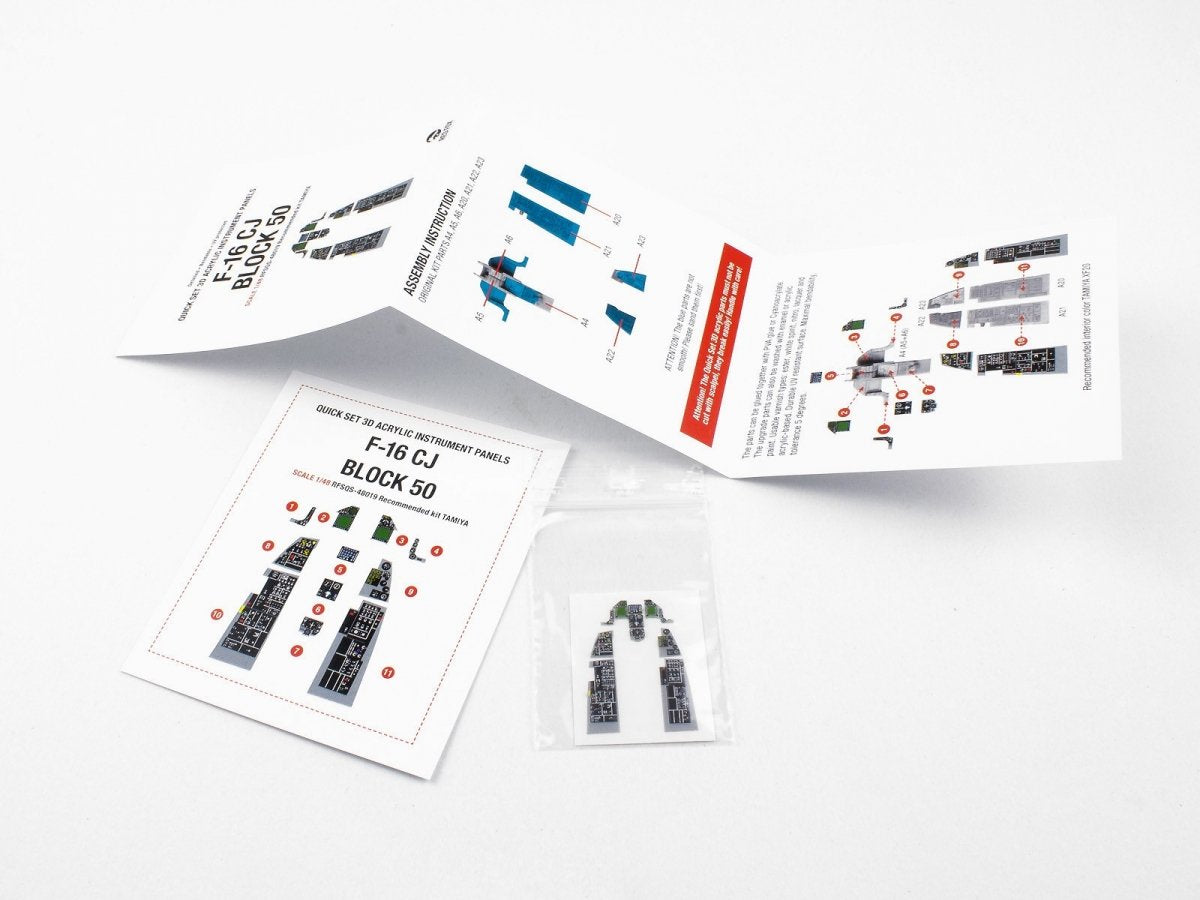 Red Fox Studio QS-48019 F-16 CJ Block 50 Tamiya 1/48 – Bild 3