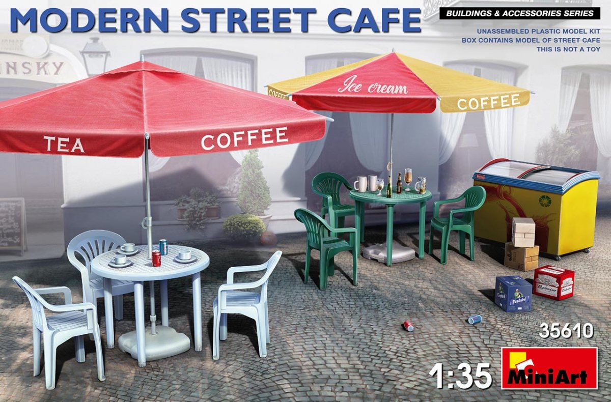 MiniArt 35610 CAFÉ DE RUE MODERNE 1/35