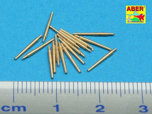 Aber 350L-33 Set of 16 pcs 102 mm type BL Mk.IX barrels for Royal Navy 1/350 – Bild 2