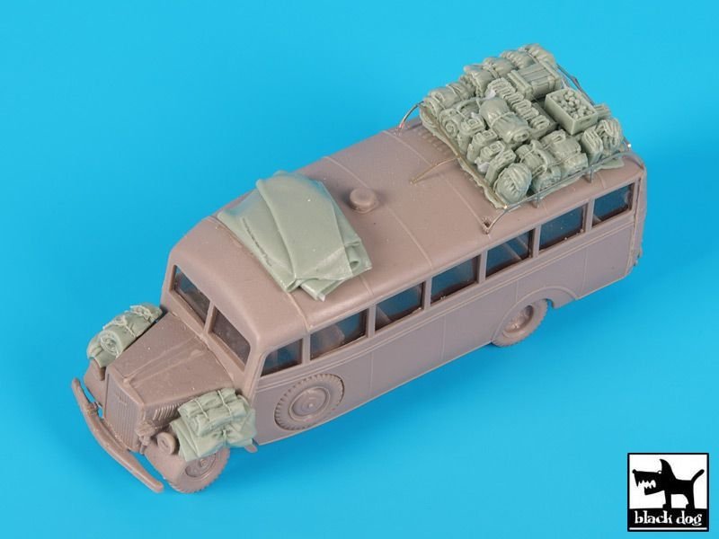 Black Dog T72102 Opel Blitz Omnibus accessories set for Roden 1/72 – imagen 4