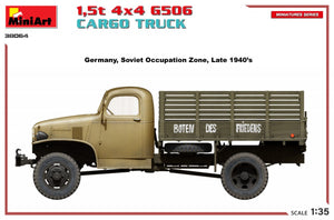 MiniArt 38064 1,5t 4×4 G506 CARGO TRUCK 1/35 – zdjęcie 6
