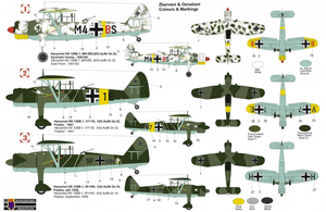 Kovozavody Prostejov KPM0336 Henschel Hs 126B-1 „Luftwaffe“ 1/72 – zdjęcie 2