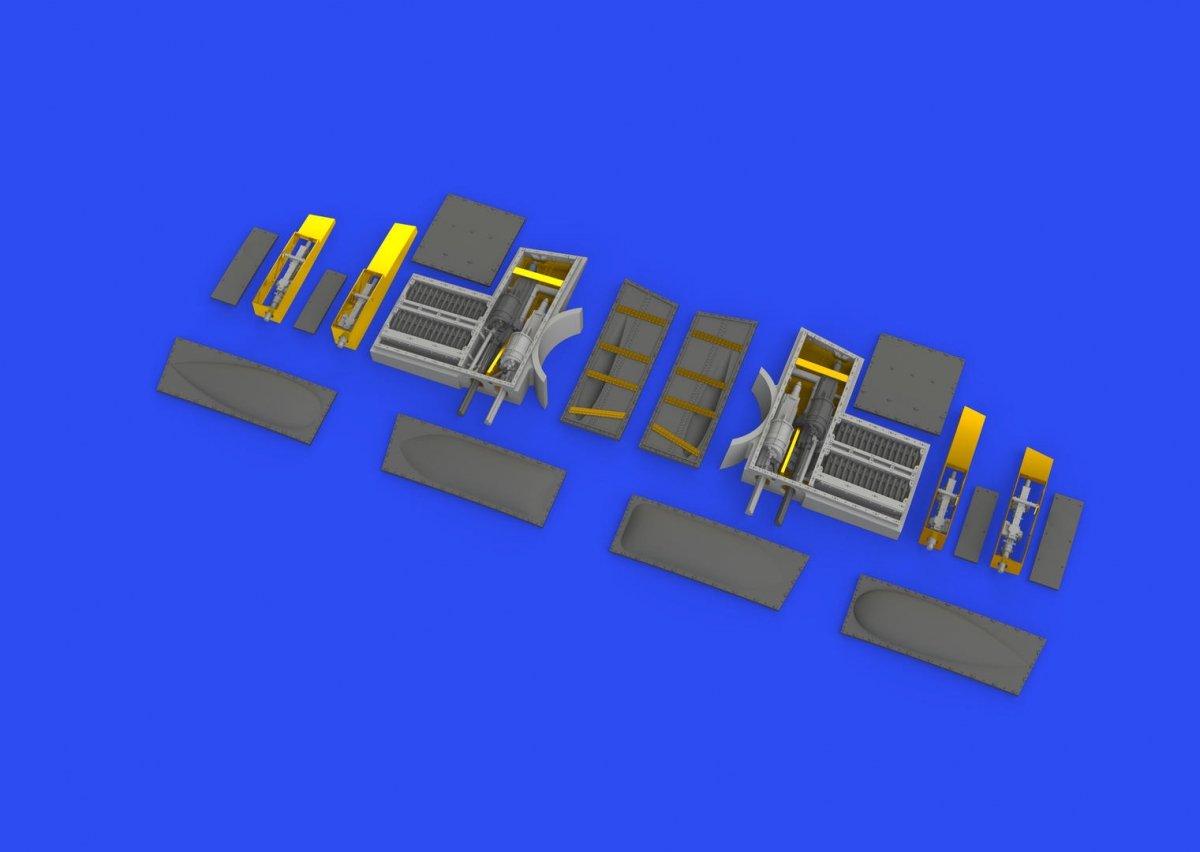 Eduard 648666 Spitfire Mk.Vc gun bays EDUARD 1/48