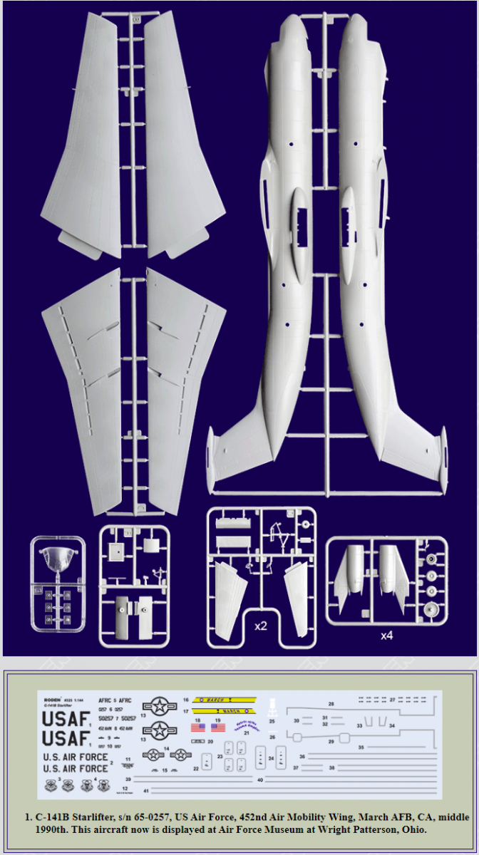 Roden 325 Lockheed C141 B Starlifter 1/144 – Bild 2