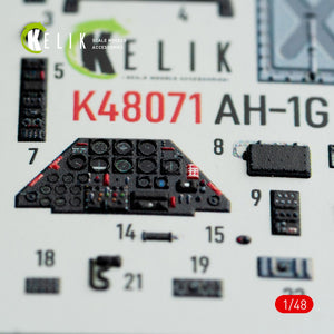 KELIK K48071 AH-1G INTERIOR 3D DECALS FOR ICM/SPECIALHOBBY KIT 1/48 – Bild 4