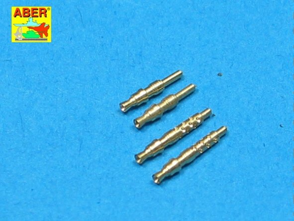 Aber A32003 Jeu de 4 embouts de canon pour mitrailleuses d'avion allemandes MG 17 de 7,92 mm (1/32)
