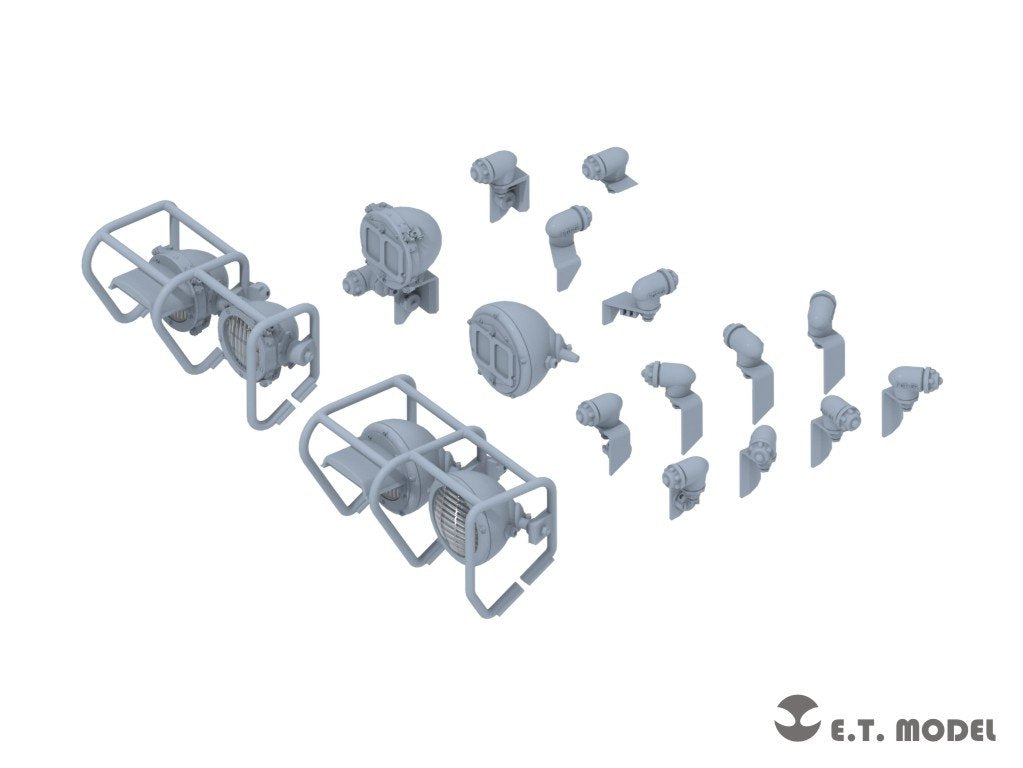 E.T. Model P35-268 Lights Set for Russian T-55 Family ( 3D Print ) 1/35 – immagine 2