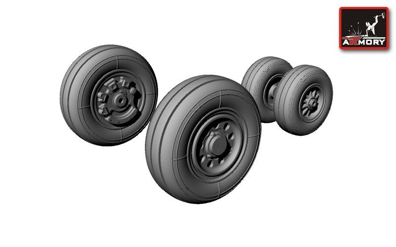 Armory Models AW72307 F-35C Lightning-II wheels 1/72 – Bild 3