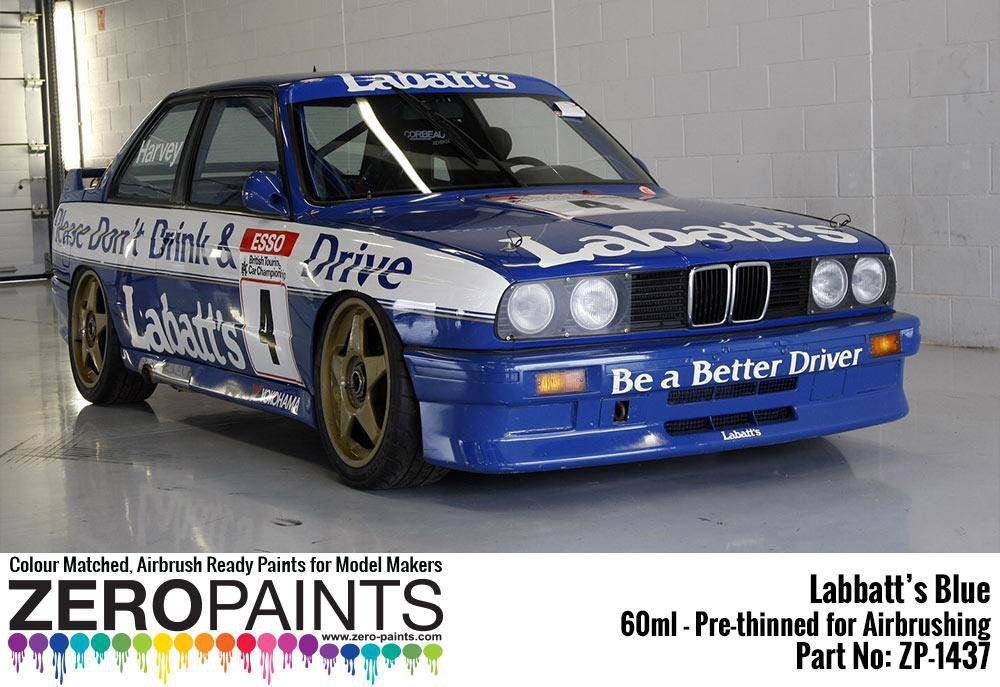 Zero Paints ZP-1437 - Labatt&amp;#39;s Blue Paint (BMW M3, Ford Sierra RS500 Cosworth) 60ml – immagine 2