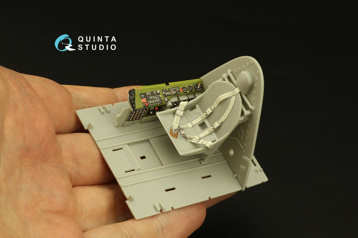 Quinta Studio QD32169 F6F-5N Hellcat 3D-Printed &amp;amp; coloured Interior on decal paper (Trumpeter) 1/32 – zdjęcie 6