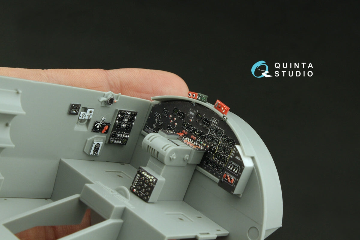Quinta Studio QD32218 Boeing B-17G Navigator, bombardier, waist and tail gunners compartments. 3D-Printed coloured Interior (HK models) 1/32 – imagen 9