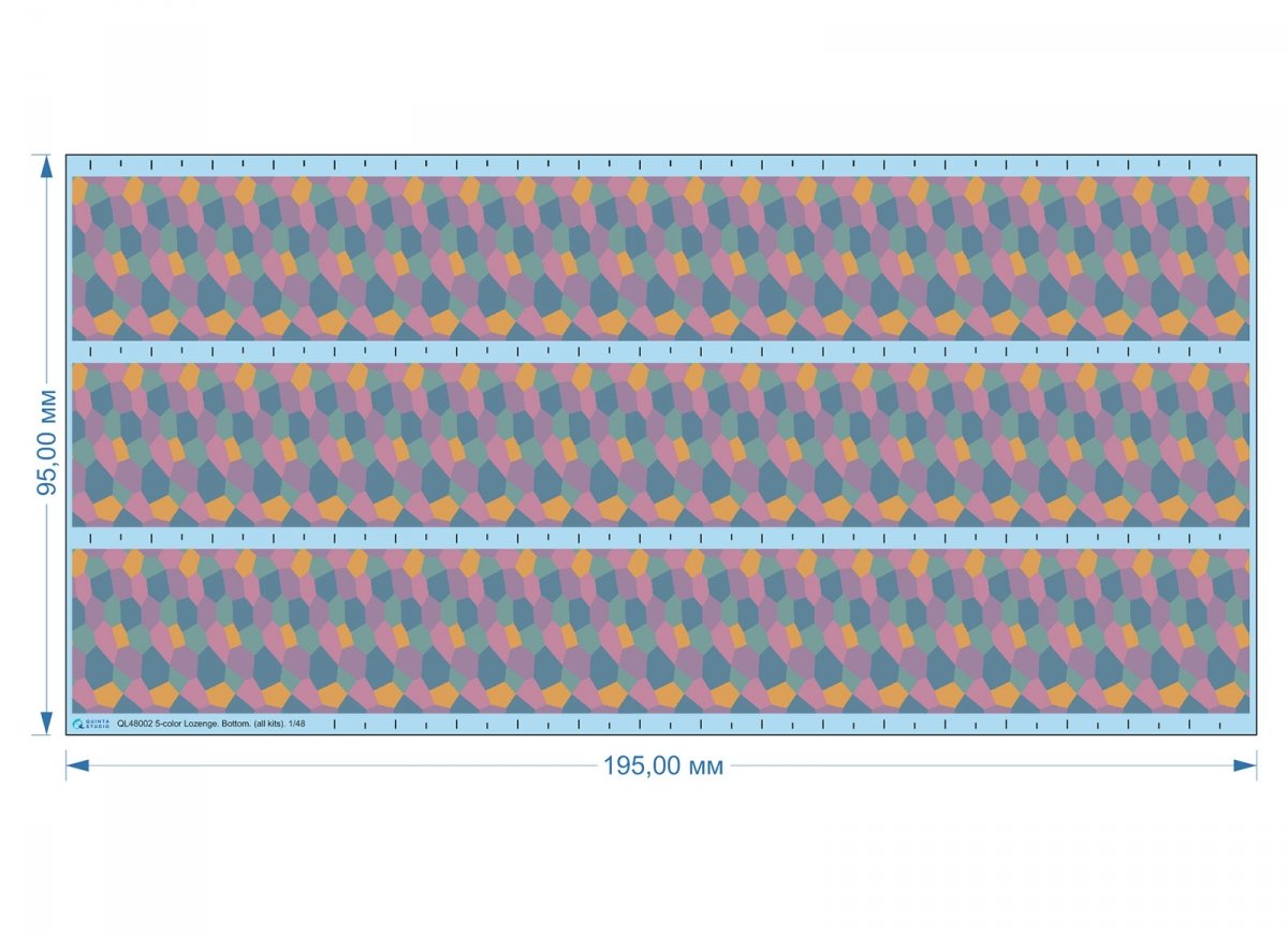 Quinta Studio QL48002 German WWI 5-Colour Lozenge (lower surface) 1/48 – imagen 5