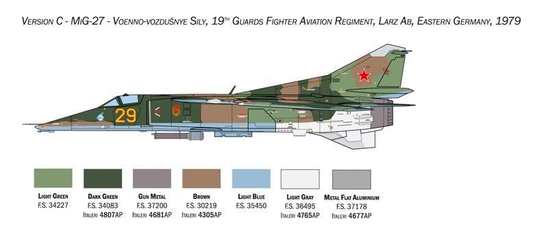 Italeri 2817 MiG-27/MiG-23BN Flogger 1/48 – immagine 6