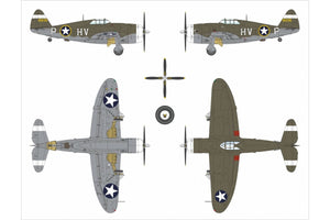 Dora Wings 48055 P-47C-2 Thunderbolt 1/48 – Bild 10