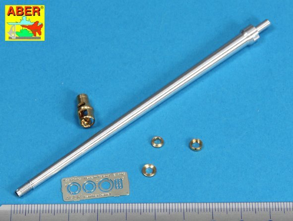 Aber 35L-036n German 7,5cmKwK42L/70 gun barrel with muzzle brake for Panther Ausf. G Late 1/35 – Bild 3