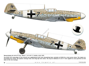 Kagero 15034 Messerschmitt Bf 109s over the Mediterranean Part I (kalkomania/decals) EN/PL – imagen 5