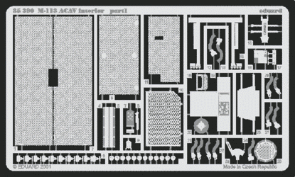 Intérieur du M-113 ACAV Eduard 35390 au 1/35 Tamiya