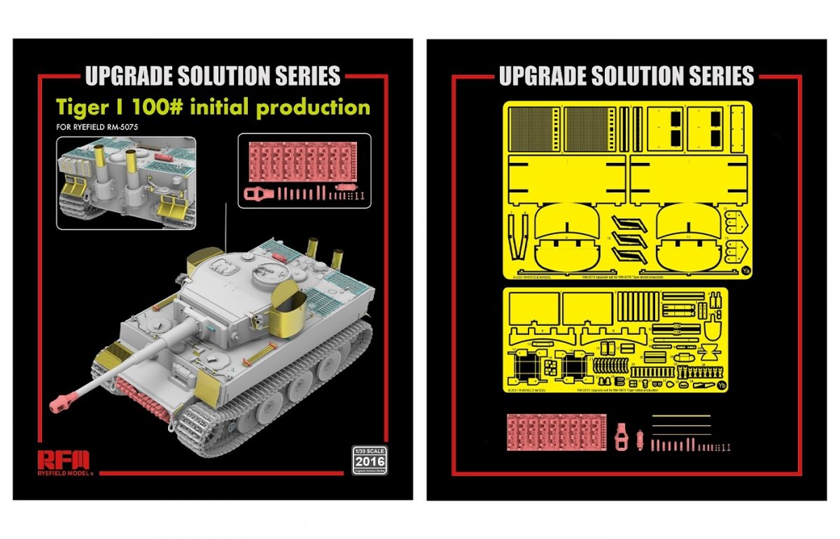 Rye Field Model 2016 Tiger I UPGRADE SOLUTION 1/35
