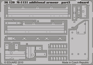 Eduard 36120 M-1131 additional armor 1/35 Trumpeter – image 3