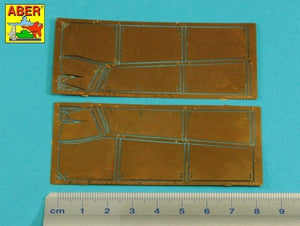Aber 48054 Jagdtiger Sd.Kfz. 186 – osłony boczne / Side skirts for Jagdtiger Sd.Kfz. 186 1/48 – Bild 3