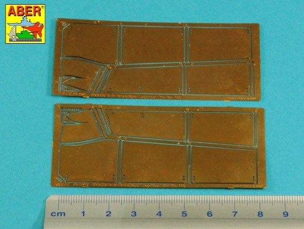 Aber 48054 Jagdtiger Sd.Kfz. 186 – osłony boczne / Side skirts for Jagdtiger Sd.Kfz. 186 1/48 – Bild 3