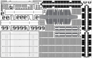 Pontos 35005F1 USS CV-14 Toconderoga 1944 Detail Up Set 1/350 – Bild 20