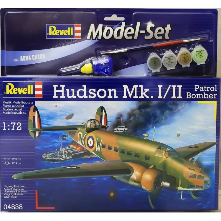 Revell 64838 Hudson Mk.I II Patrol Bomber Model Set 1/72