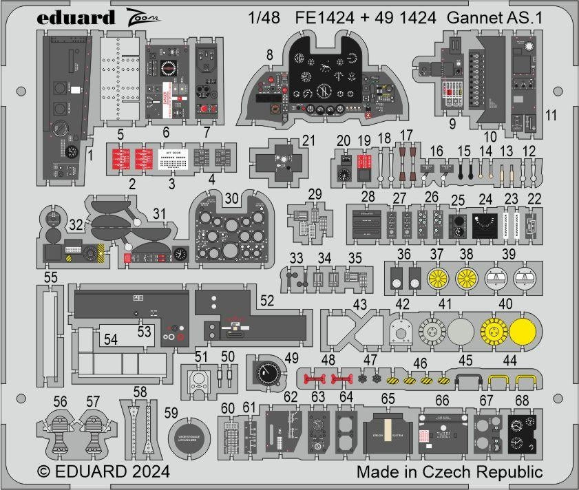 Eduard 491424 Gannet AS.1 AIRFIX 1/48 – Bild 2