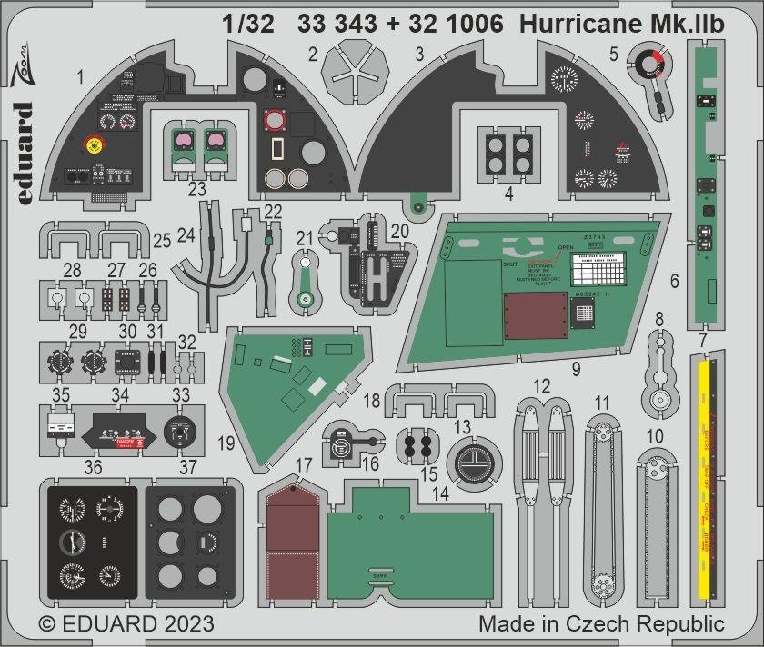 Eduard BIG33151 Hurricane Mk. IIb REVELL 1/32 – image 3