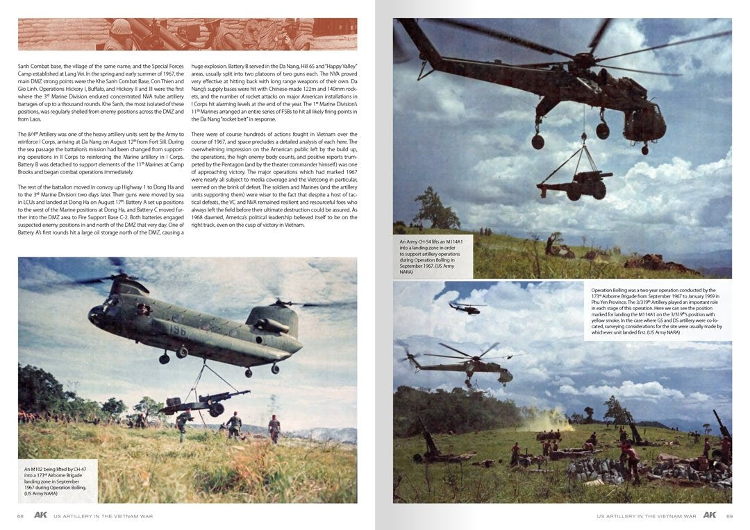 AK Interactive AK130007 AMERICAN ARTILLERY IN VIETNAM EN – immagine 6