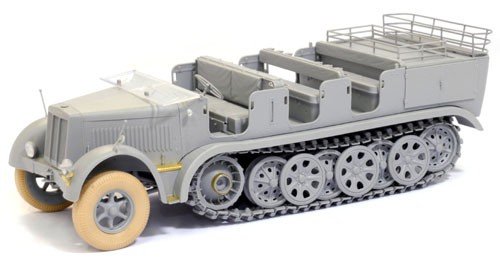 Dragon 6545 Sd.Kfz.7 8t Half-Track Early Production w/Crew 1/35 – imagen 6