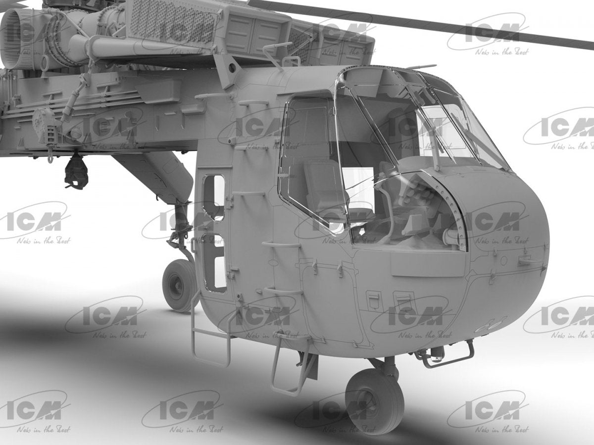 ICM 53054 Sikorsky CH-54A Tarhe US heavy helicopter 1/35 – Bild 23