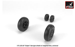 Armory Models AW72504 JAS-39 Gripen wheels w/ weighted tires, late 1/72 – Bild 4