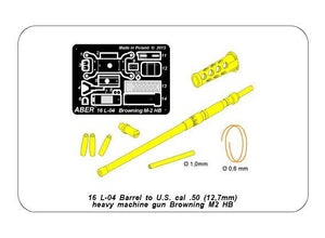 Aber 16L-04 Lufa do Browninga M2 HB / Barrel for U.S machine gun cal .50 Browning M2 HB 1/16 – Bild 11